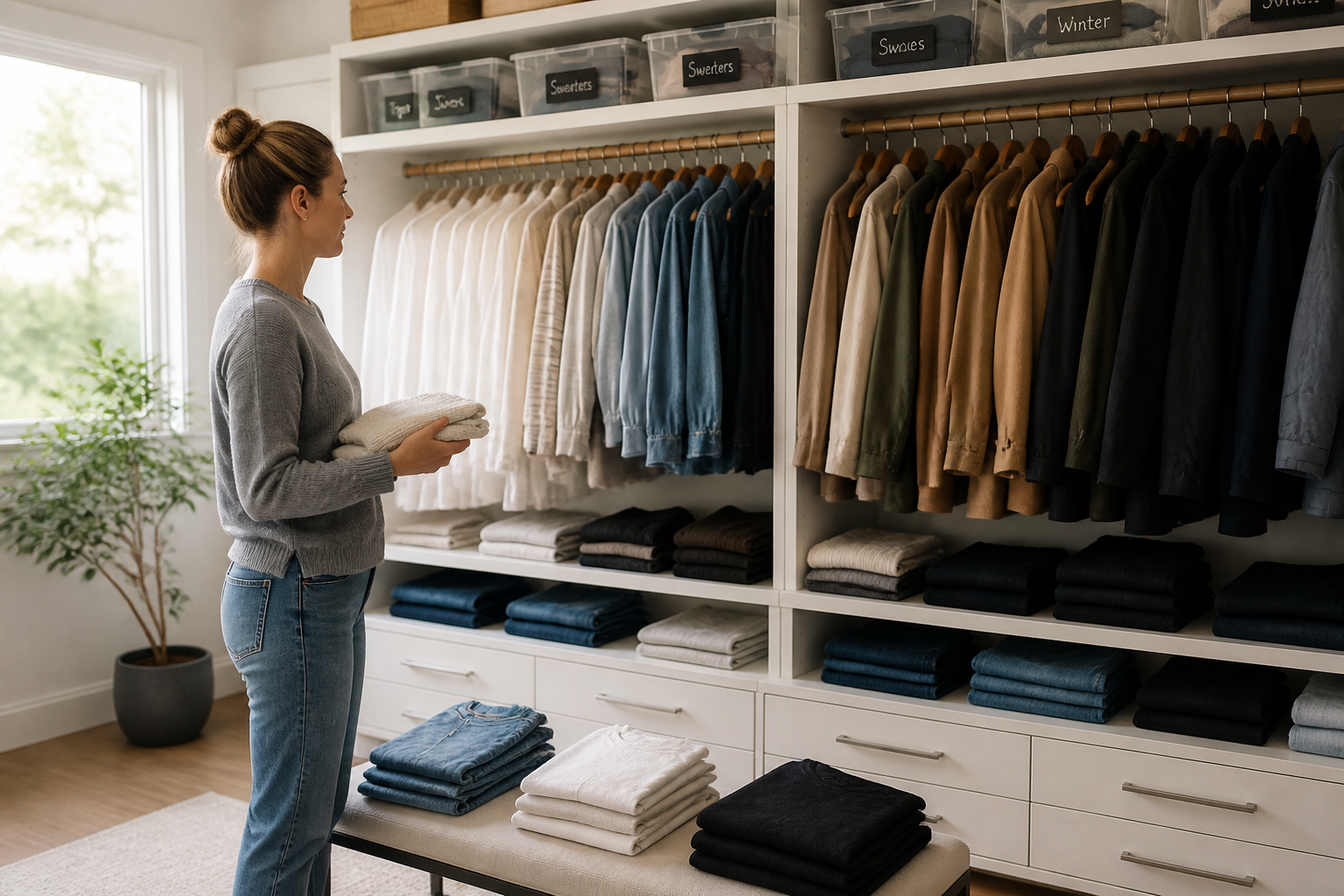 Rangement dressing : idées pratiques pour optimiser penderie et étagères