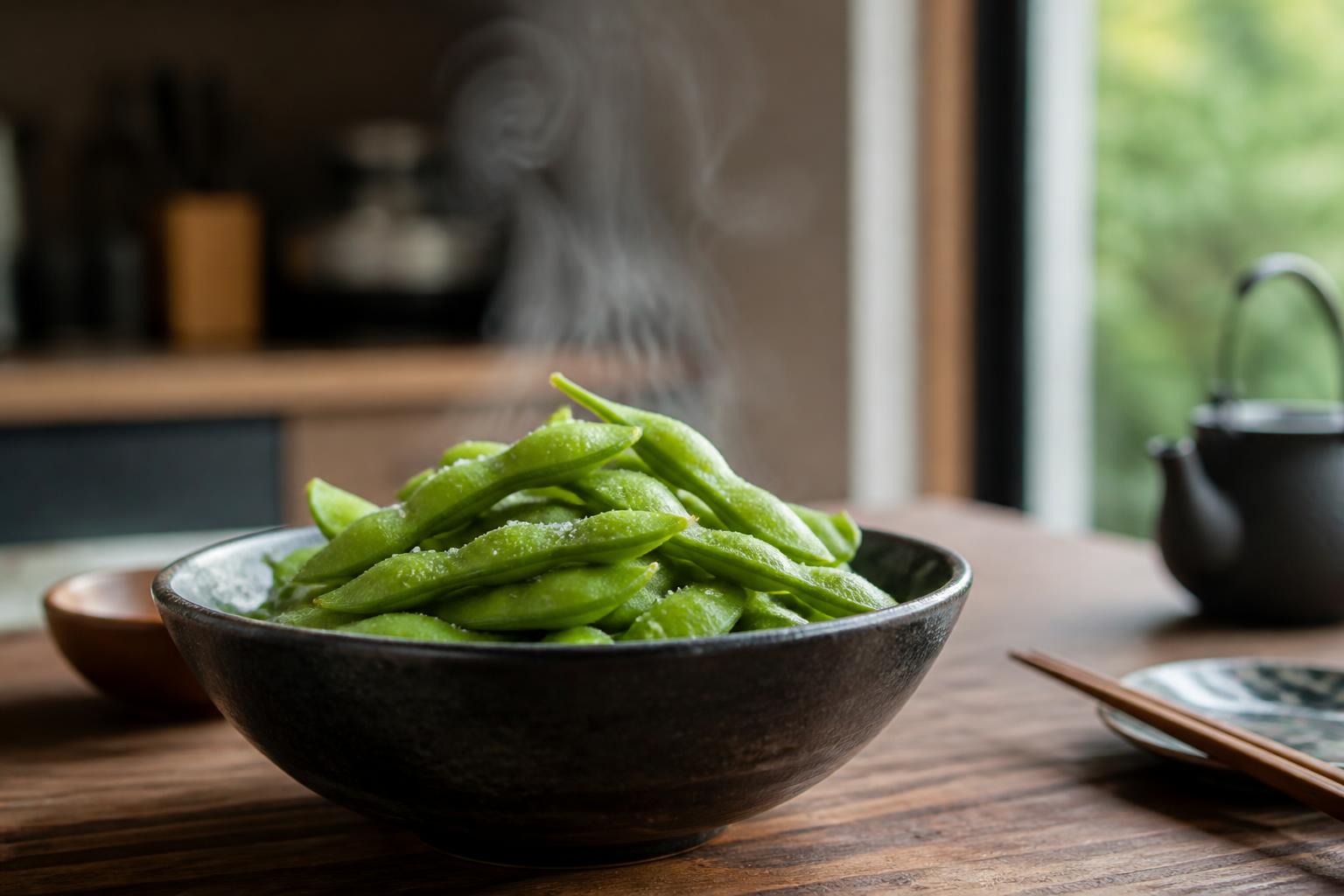 découvrez les bienfaits nutritionnels et les saveurs délicieuses de l'edamame, la fève de soja gourmande, parfaite pour une alimentation saine et savoureuse.
