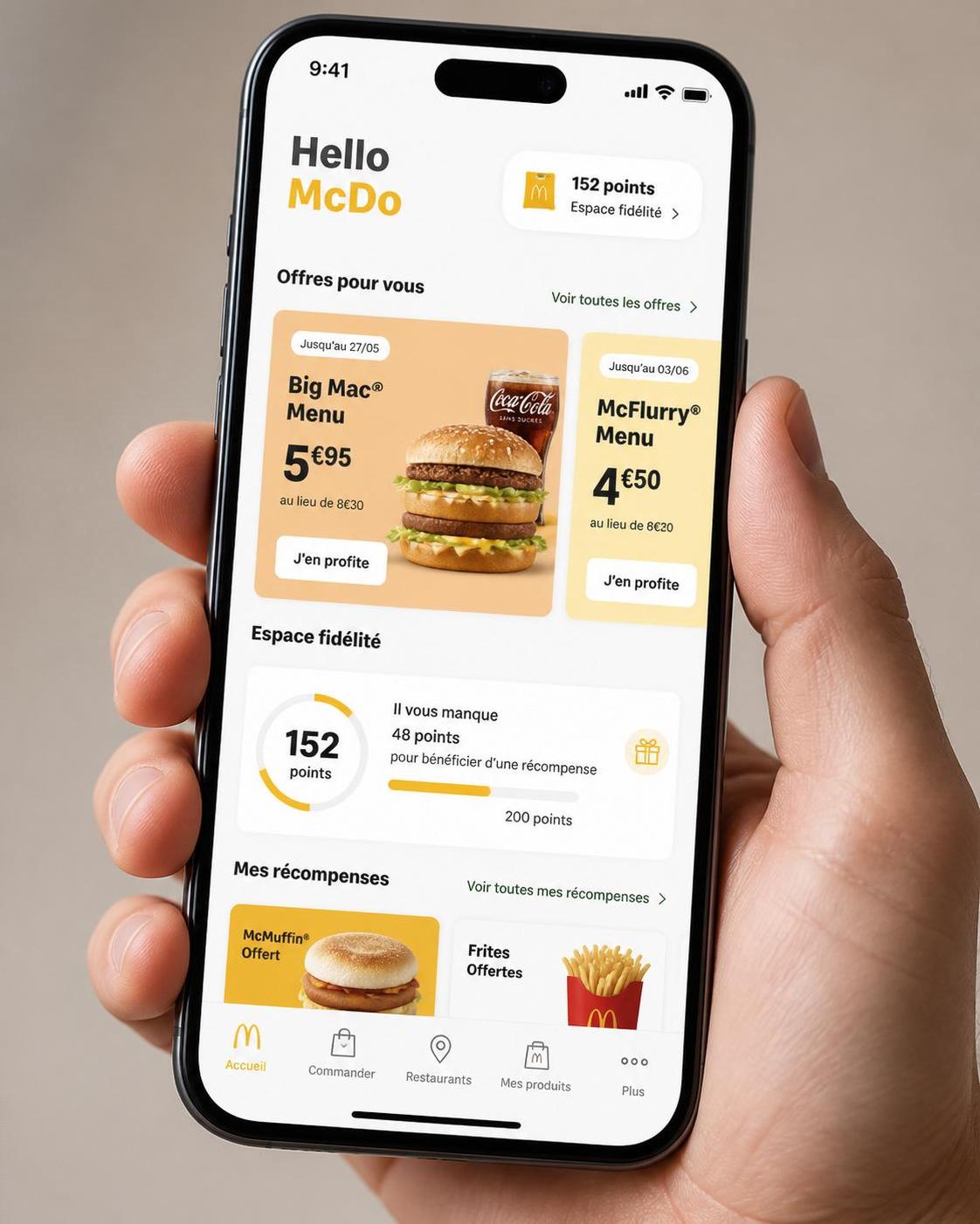découvrez hello mcdo, l'application officielle de mcdonald's qui facilite et accélère toutes vos commandes. profitez d'une expérience rapide, pratique et personnalisée directement depuis votre smartphone.