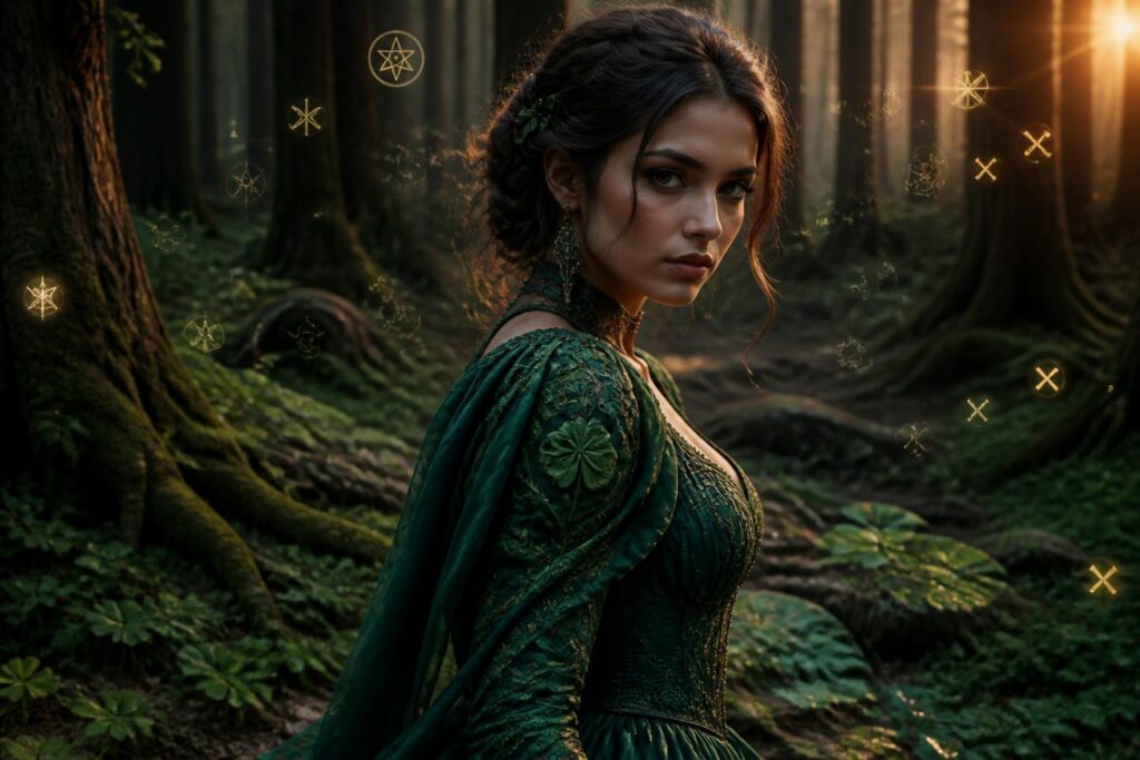 découvrez les secrets et les symboles fascinants de la dame de trèfle, une figure mystérieuse pleine d'histoires et de significations cachées.