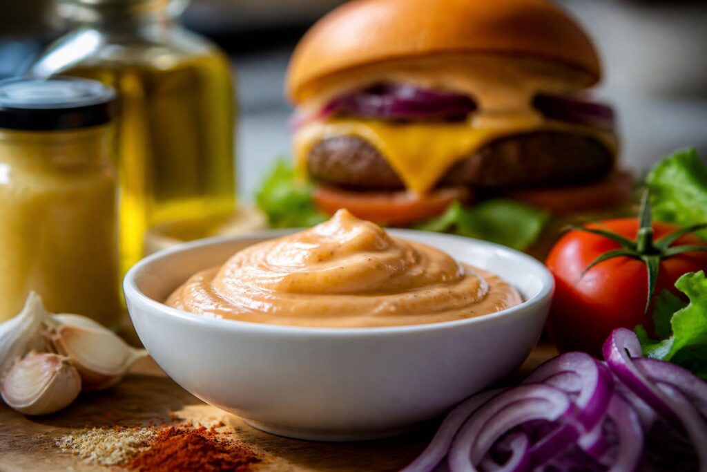 découvrez la recette secrète de notre sauce maison exclusive pour rendre vos burgers encore plus savoureux et irrésistibles.