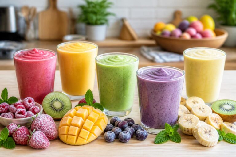 découvrez nos recettes simples de smoothies aux fruits congelés pour une boisson onctueuse, pleine de saveurs et riche en bienfaits pour votre santé.