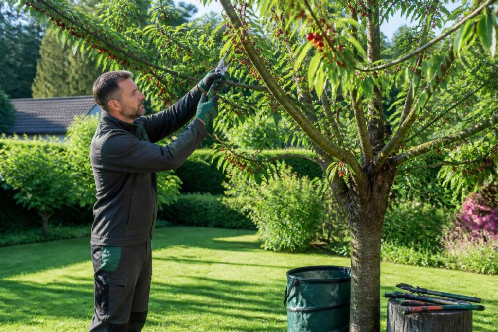 découvrez notre guide pratique pour tailler votre cerisier au bon moment et de la bonne manière afin de favoriser sa croissance et sa production de fruits.