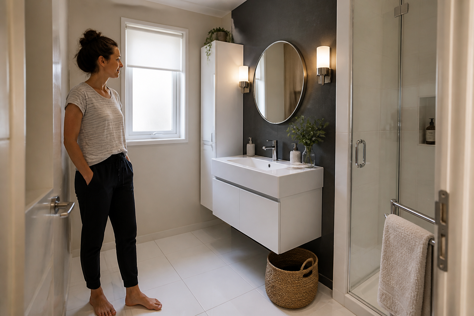Aménager une petite salle de bain : idées gain de place faciles à appliquer