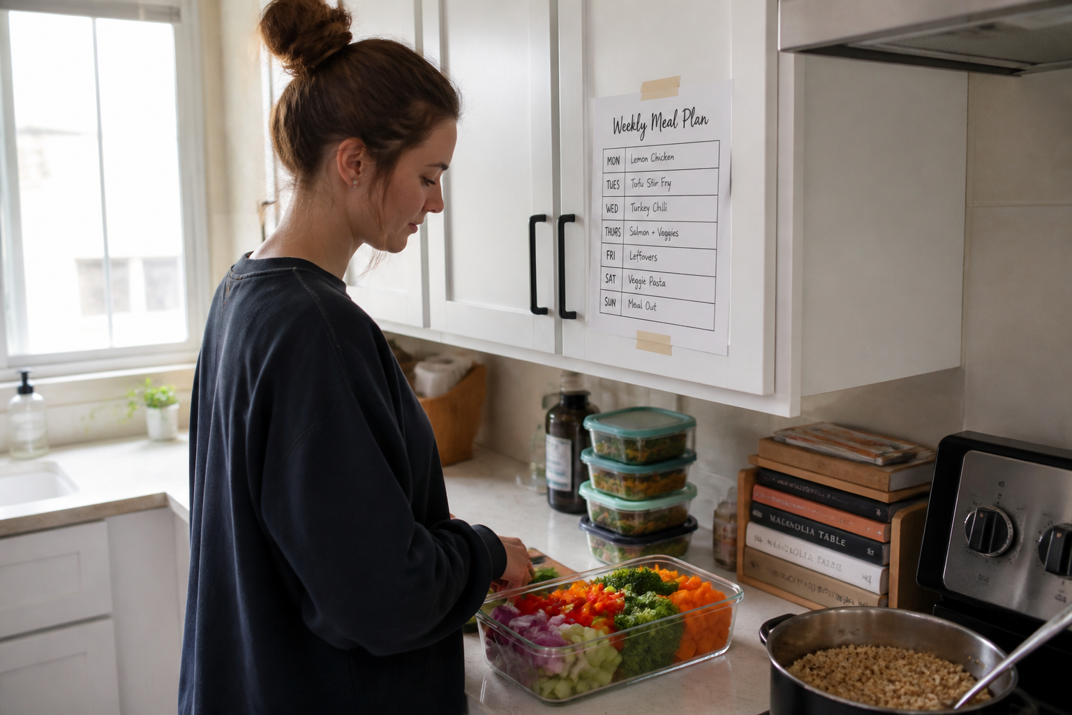 Batch cooking débutant : organiser ses repas de la semaine sans stress