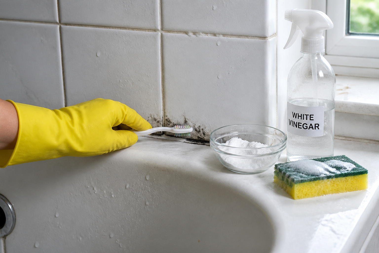 Nettoyer les joints de salle de bain : la méthode simple contre les traces noires