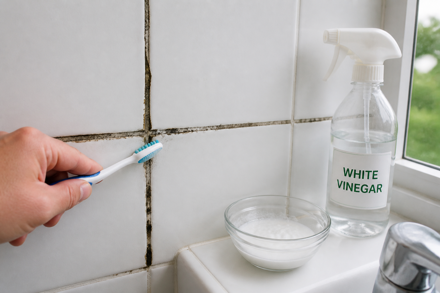 Nettoyer les joints de salle de bain : la méthode simple contre les traces noires