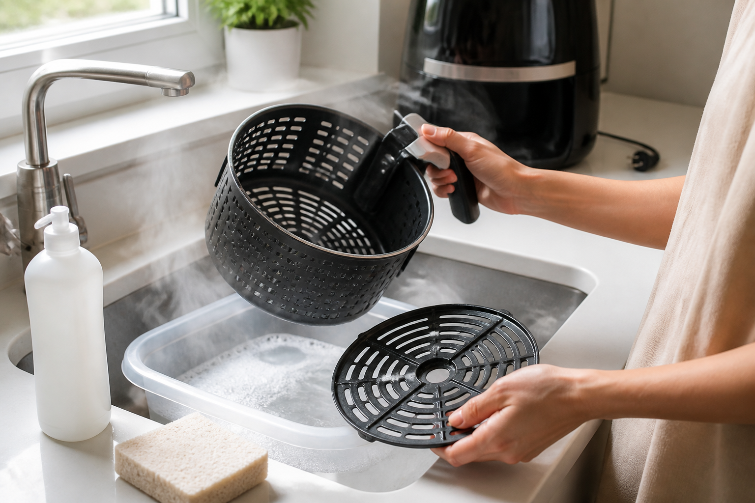 Nettoyer un Air Fryer encrassé : méthode rapide sans odeur ni graisse