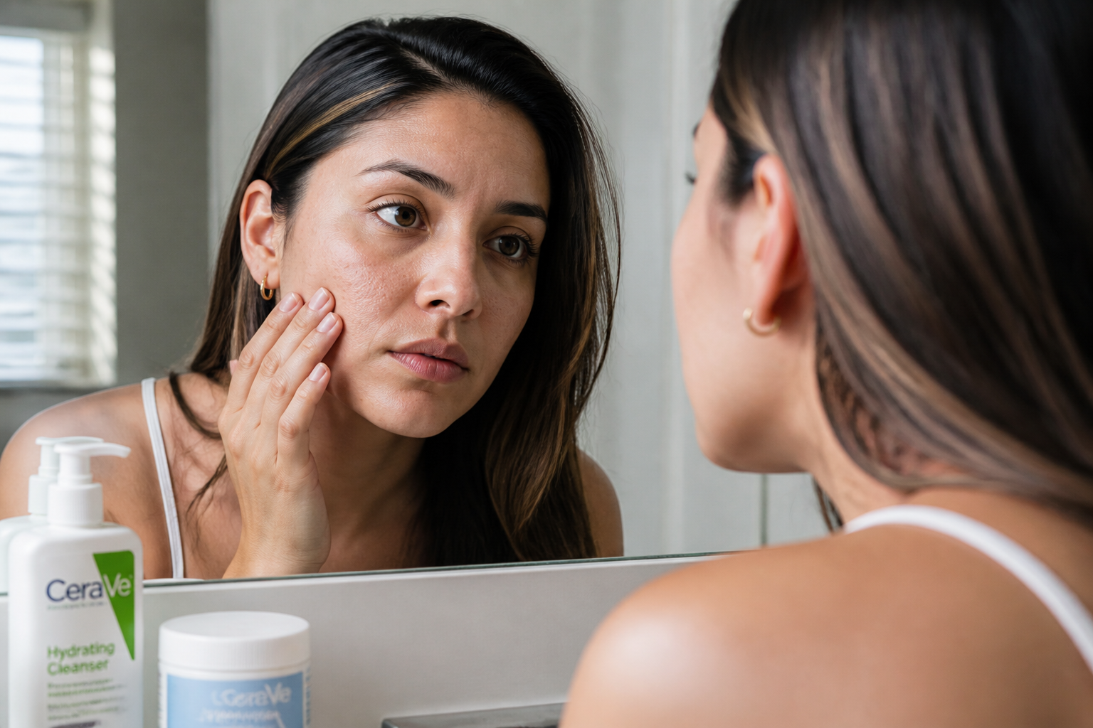 Peau du visage granuleuse : causes, routine et gestes à éviter