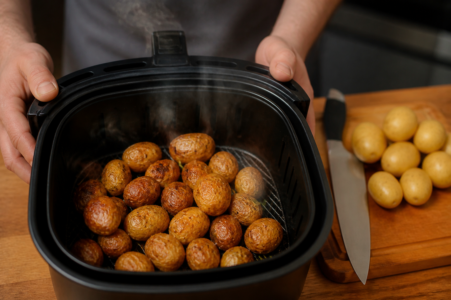 Pommes de terre à l’Air Fryer : temps de cuisson et astuces croustillantes