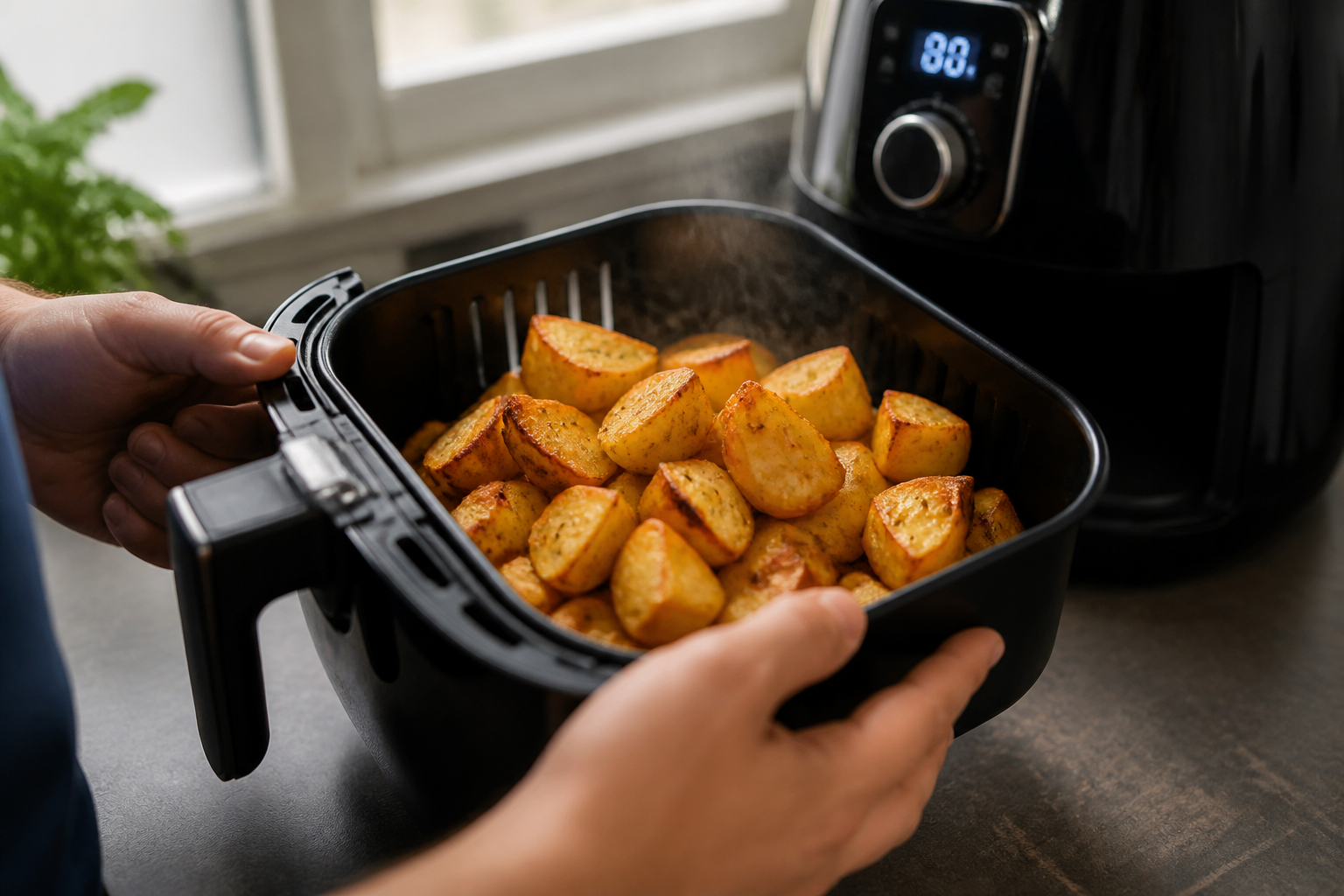 Pommes de terre à l’Air Fryer : temps de cuisson et astuces croustillantes