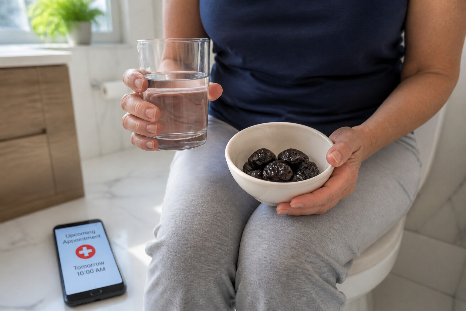 Constipation : remèdes naturels, limites et signes qui doivent faire consulter