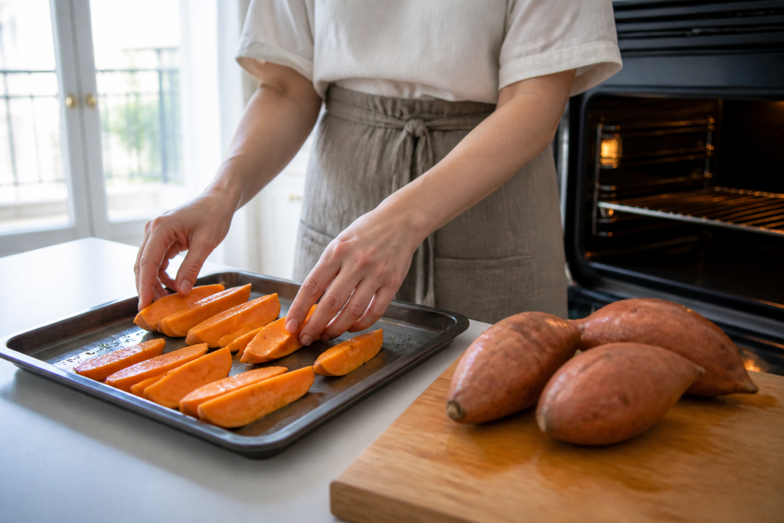 Cuisson de la patate douce au four : temps, astuces et erreurs à éviter