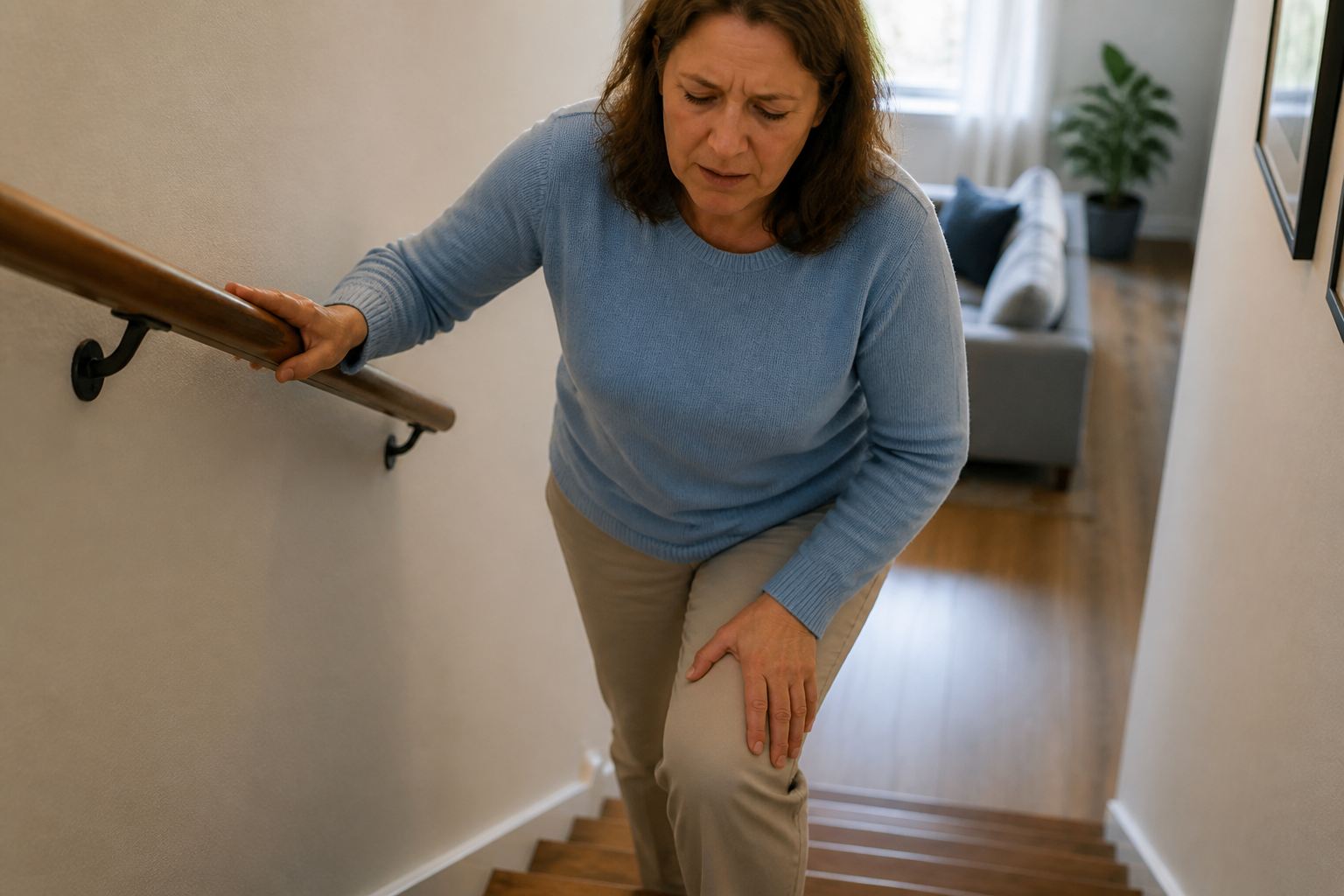 Douleur au genou dans les escaliers : causes possibles et quand consulter