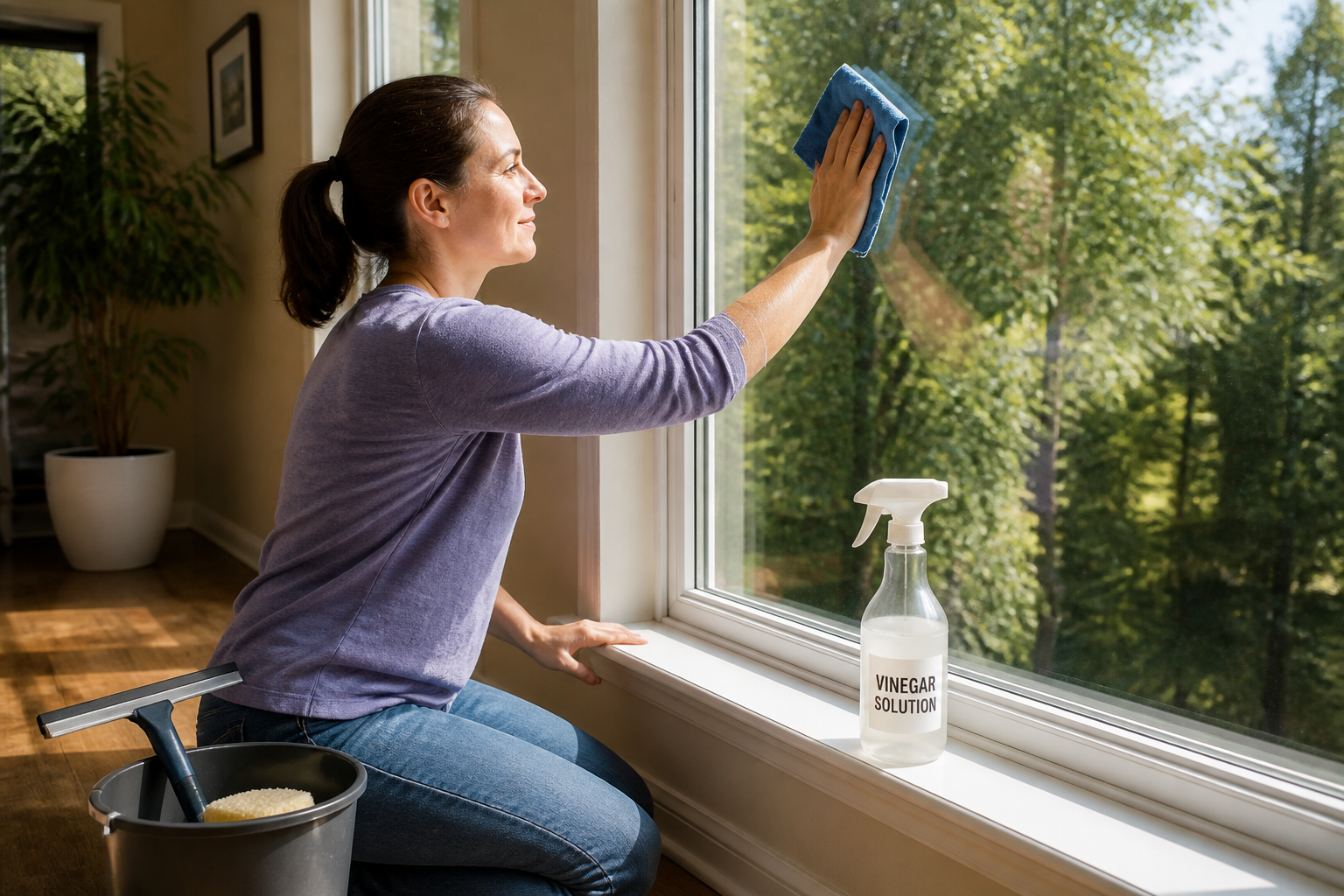 Nettoyer les vitres sans traces : méthode simple et erreurs à éviter
