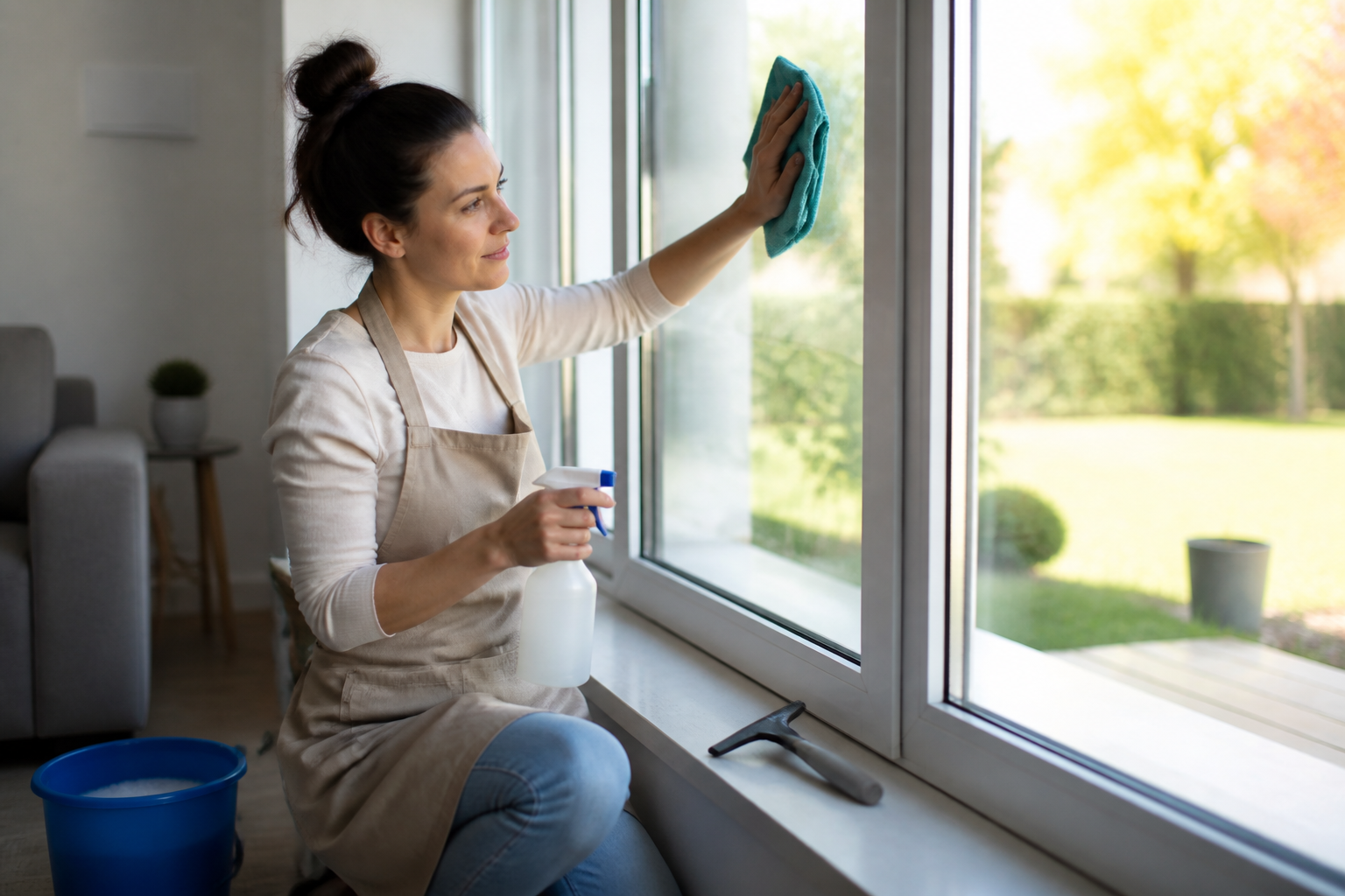Nettoyer les vitres sans traces : méthode simple et erreurs à éviter