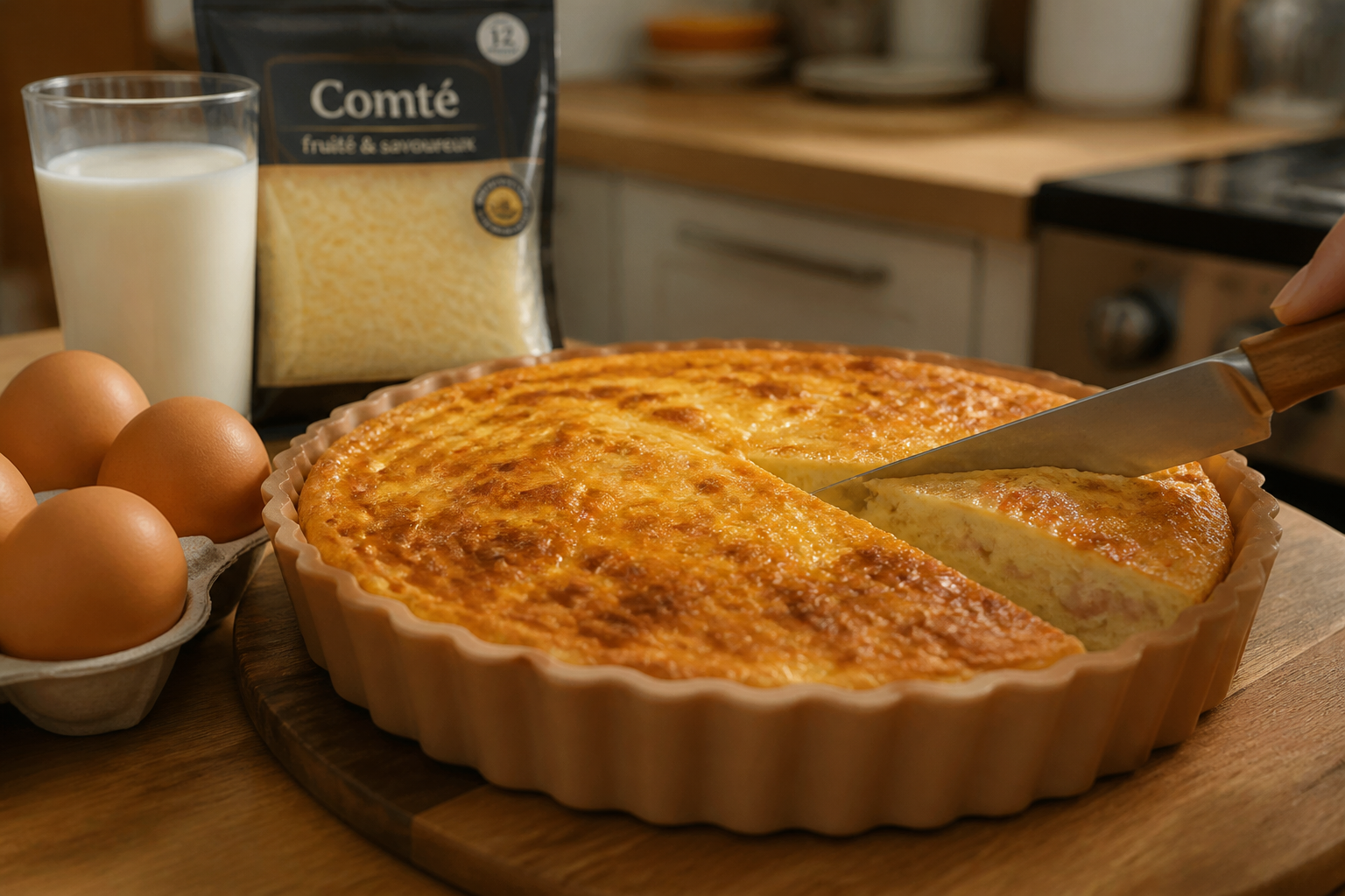 Quiche sans pâte facile : la recette rapide pour un dîner léger