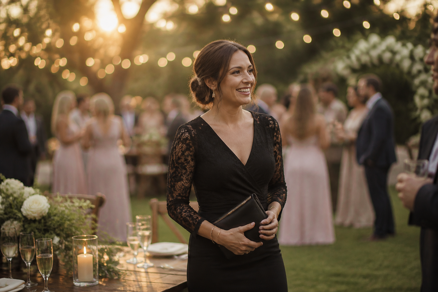 Robe noire pour un mariage : peut-on la porter sans faux pas ?